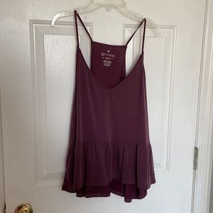 American Eagle peplum tank